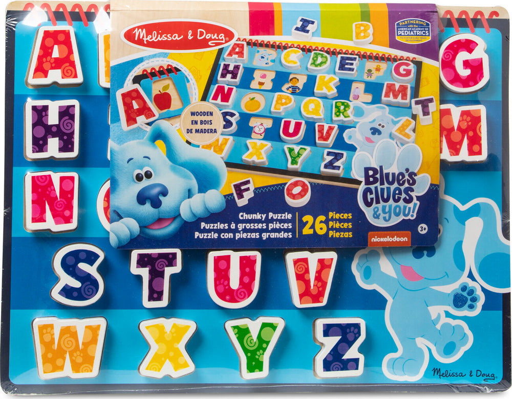 Blues Clues & You Wooden Chunky Puzzle - Alphabet