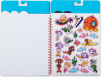 Paw Patrol Restickable Stickers Flip-Flap Pad - Classic Missions