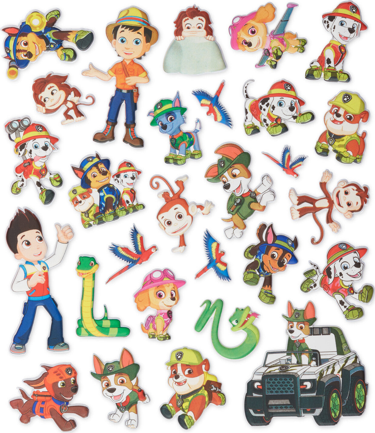 Paw Patrol Puffy Sticker Pad - Jungle