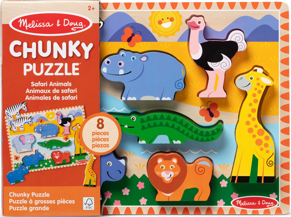 Safari Chunky Puzzle - 8 Pieces – Awesome Toys & Gifts