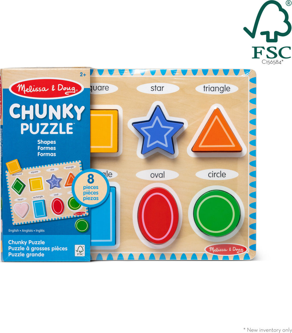 Shapes Chunky Puzzle - 8 Pieces