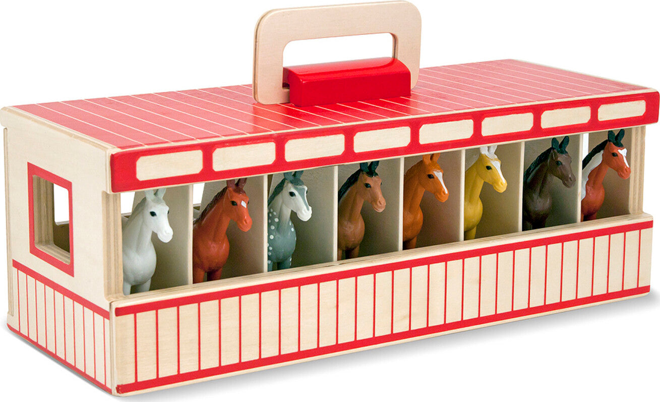 Take-Along Show-Horse Stable Play Set