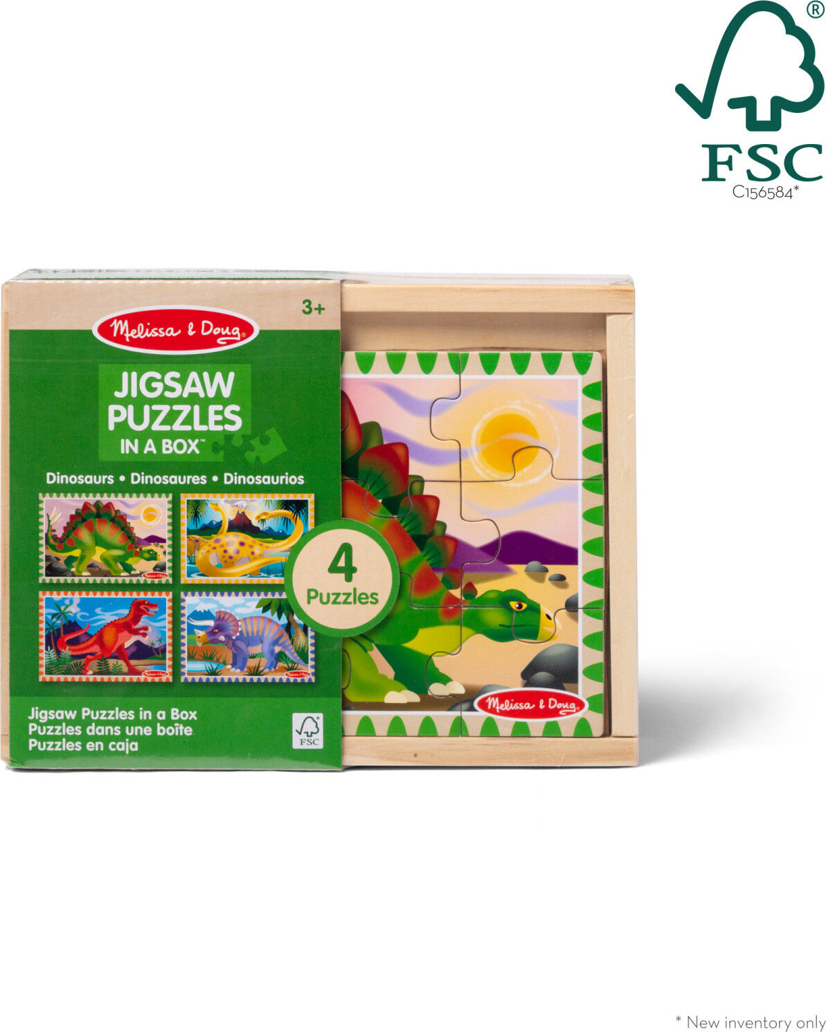 Dinosaur Jigsaw Puzzles in a Box