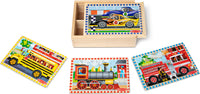 Vehicles Jigsaw Puzzles in a Box