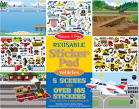 Reusable Sticker Pad - Vehicles