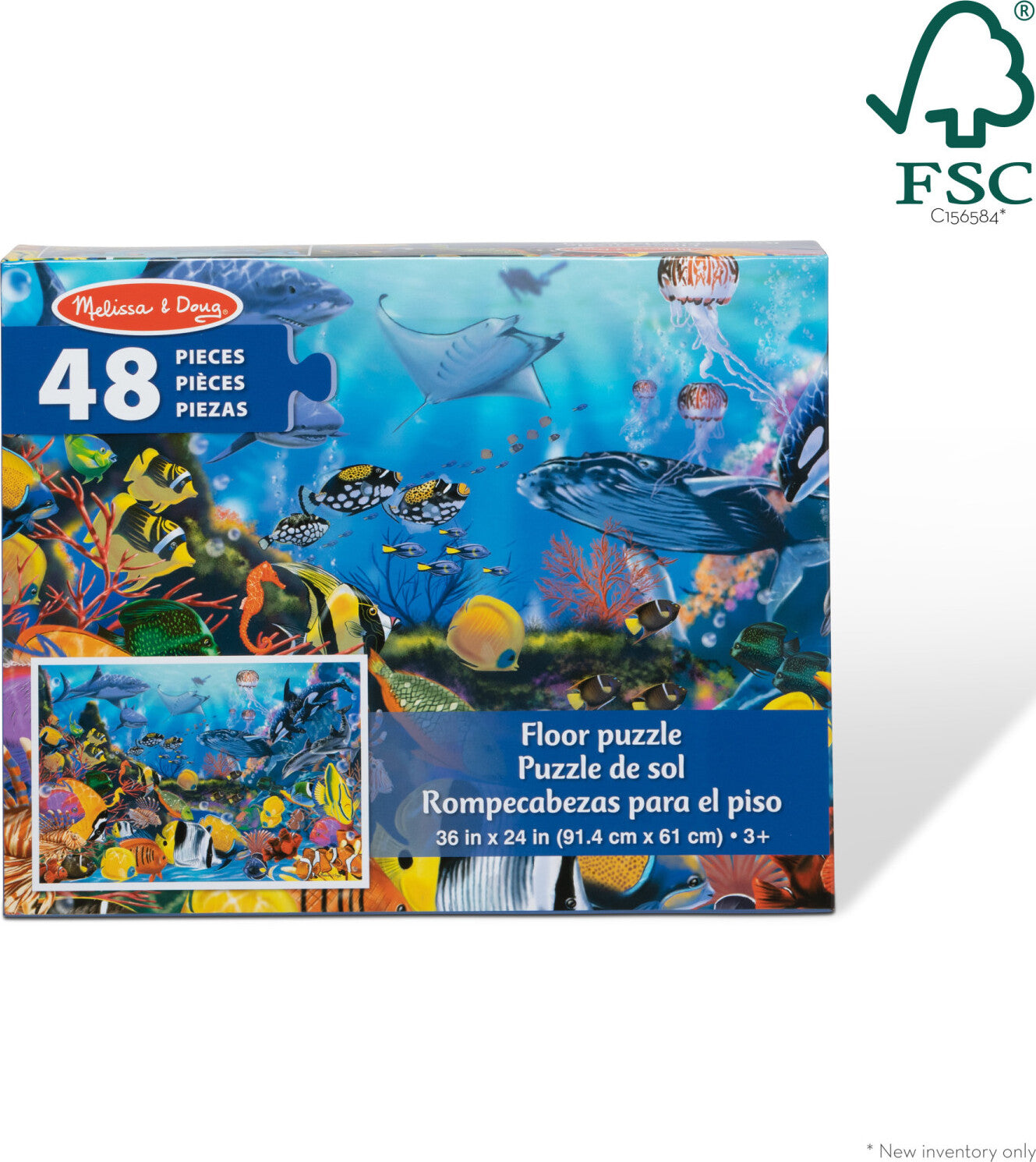 Underwater Floor Puzzle - 48 Pieces