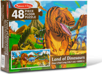 Land of Dinosaurs Floor Puzzle - 48 Pieces