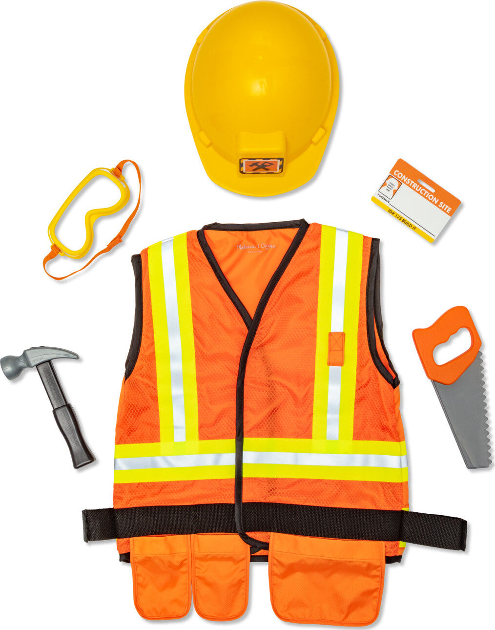 Construction Worker Role Play Costume Set