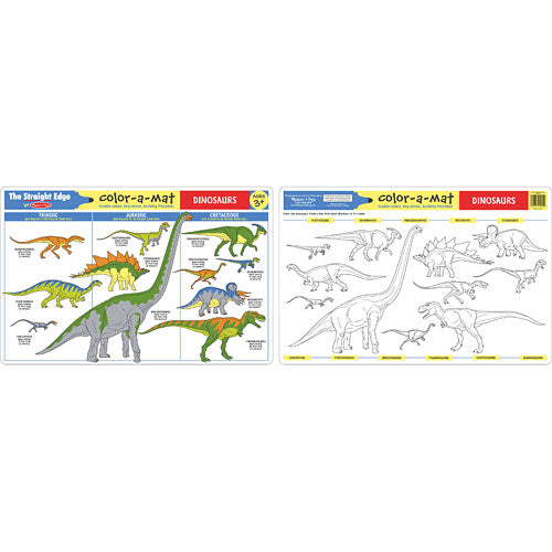 Dinosaurs Color-A-Mat