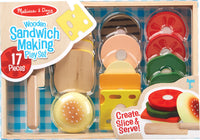 Sandwich Making Set - Wooden Play Food