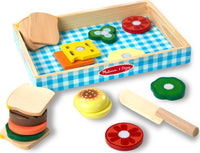 Sandwich Making Set - Wooden Play Food