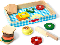 Sandwich Making Set - Wooden Play Food