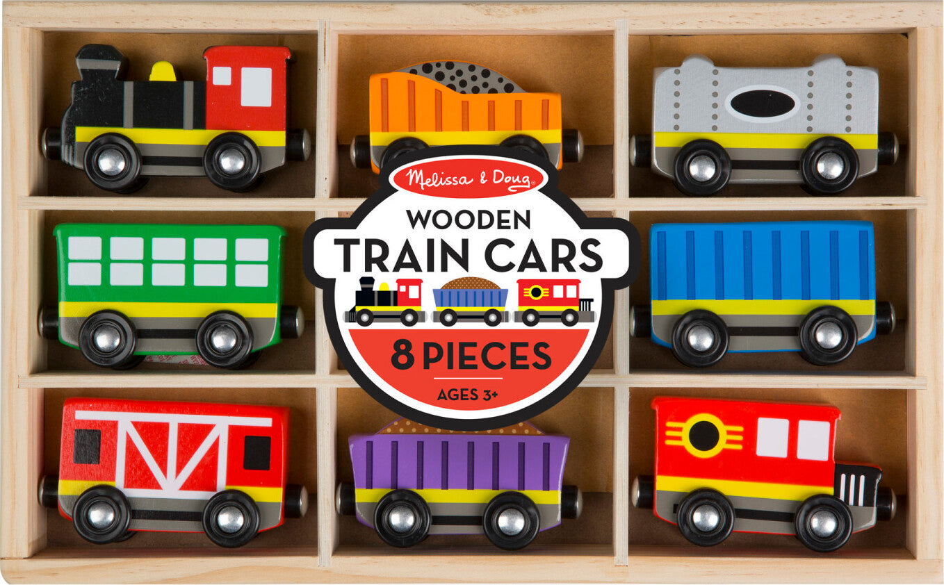 Wooden Train Cars