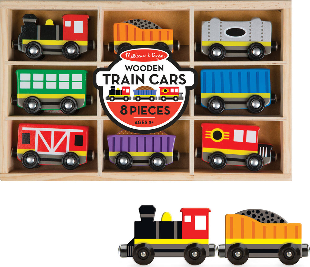 Wooden Train Cars