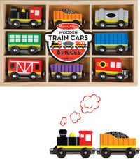 Wooden Train Cars