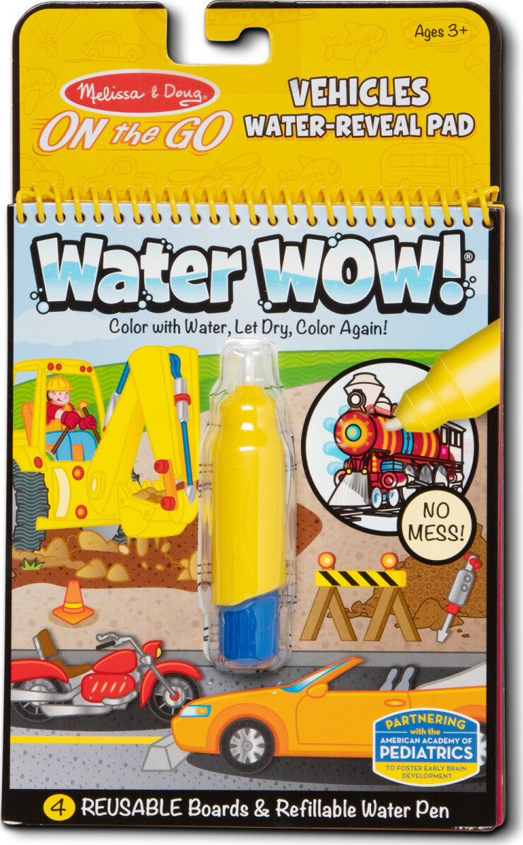 Water Wow! Vehicles - On the Go Travel Activity