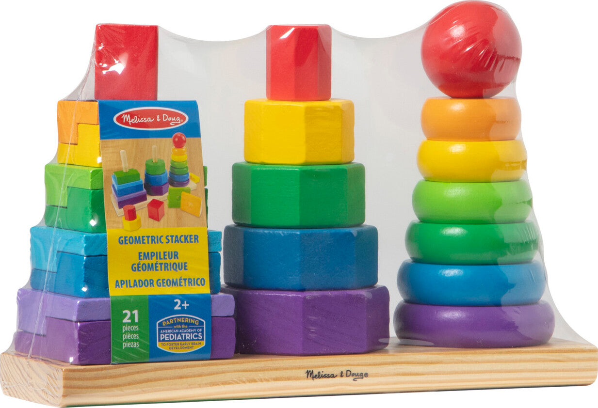 Geometric Stacker Toddler Toy