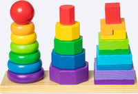 Geometric Stacker Toddler Toy