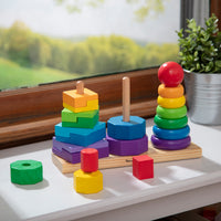 Geometric Stacker Toddler Toy