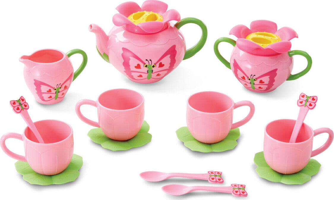 Bella Butterfly Pretend Play Tea Set