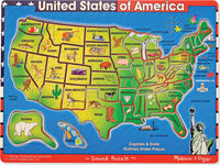 United States of America Sound Puzzle - 40 Pieces