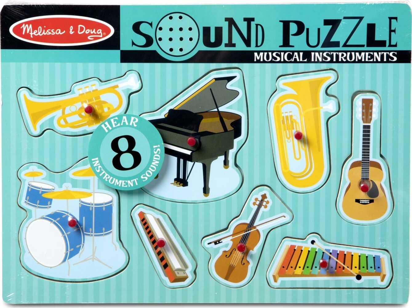 Musical Instruments Sound Puzzle - 8 Pieces