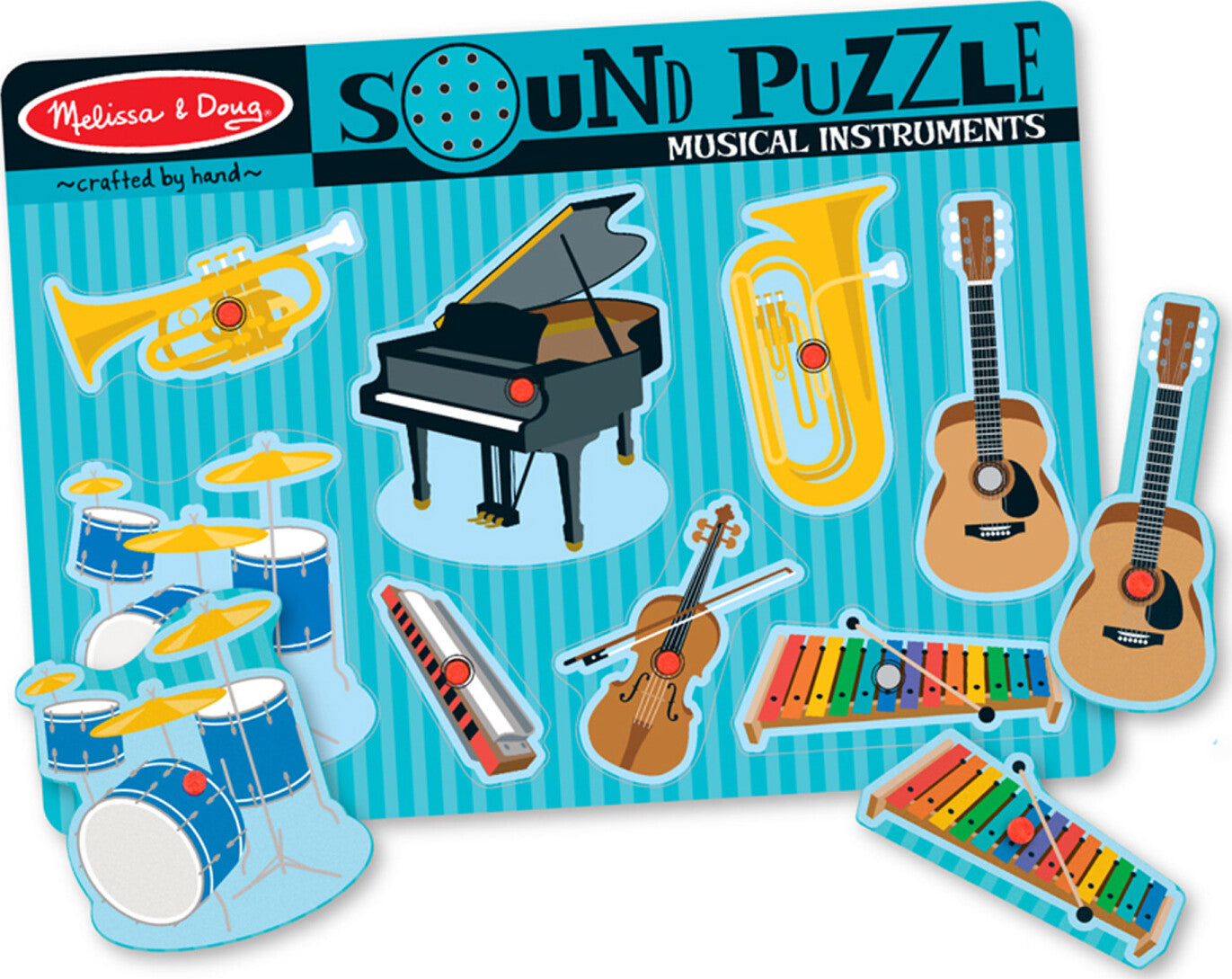 Musical Instruments Sound Puzzle - 8 Pieces – Awesome Toys & Gifts