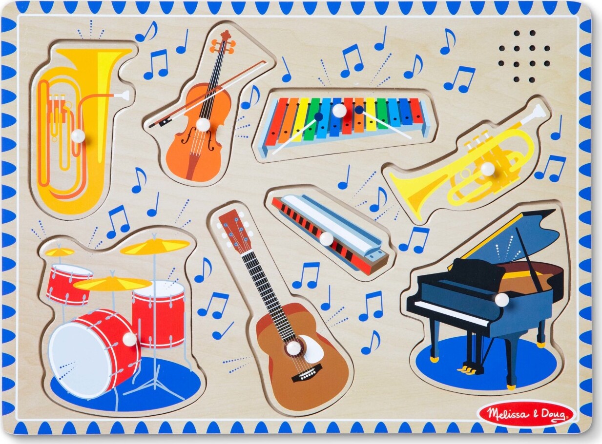 Musical Instruments Sound Puzzle - 8 Pieces – Awesome Toys & Gifts