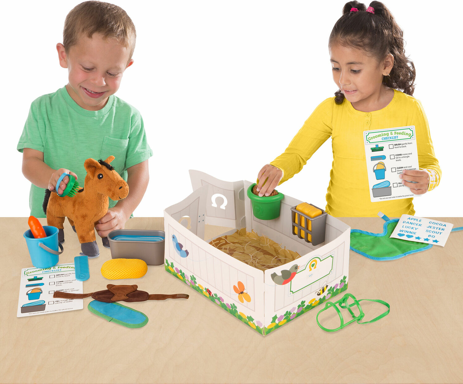 Feed & Groom Horse Care Play Set