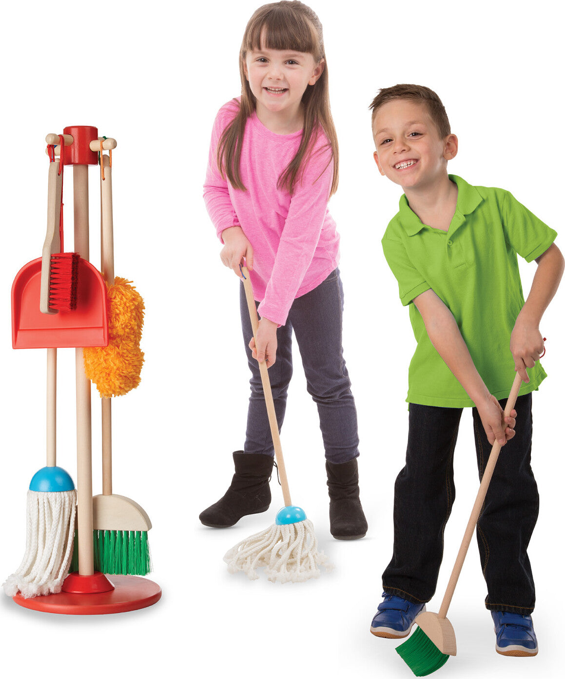 Let's Play House! Dust! Sweep! Mop!