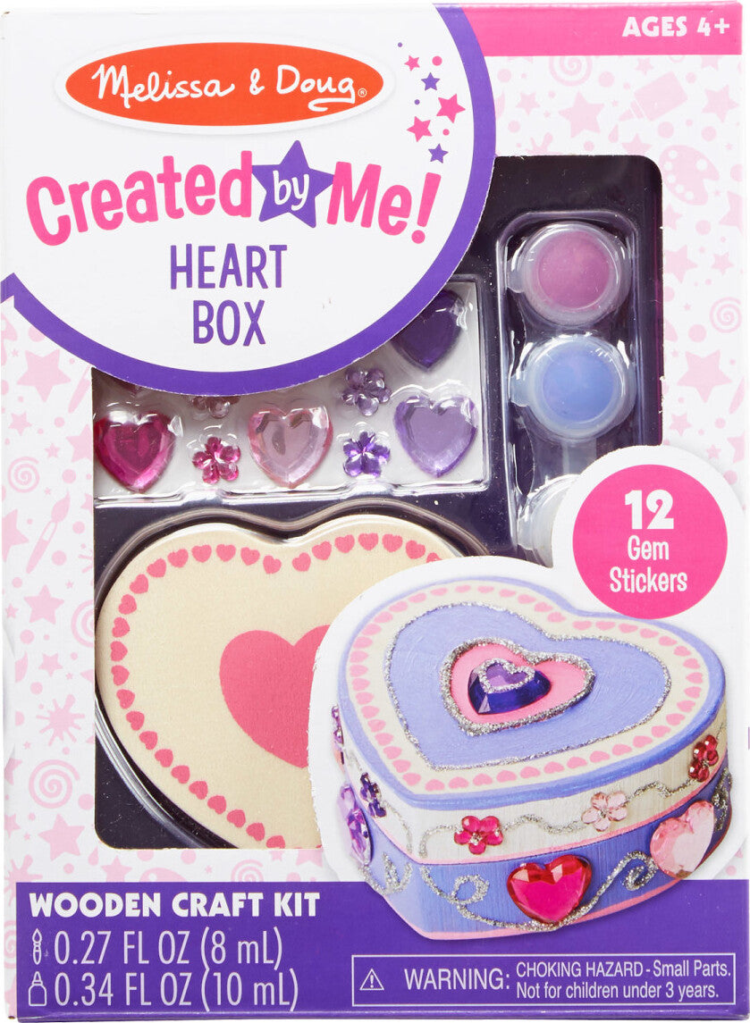 Created by Me! Heart Box Wooden Craft Kit