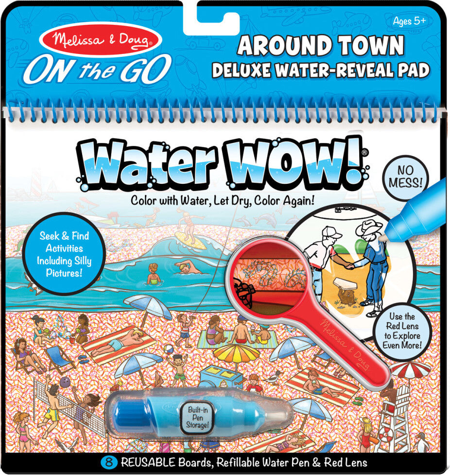 Water Wow! Around Town Deluxe Water-Reveal Pad - On the Go Travel Activity