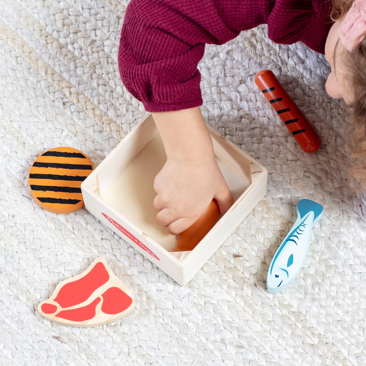 Wooden Food Groups Play Set - Protein