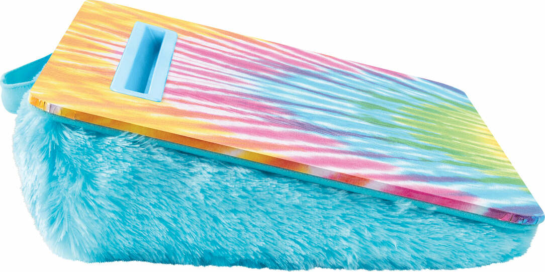 Tie Dye Faux Fur Lap Desk