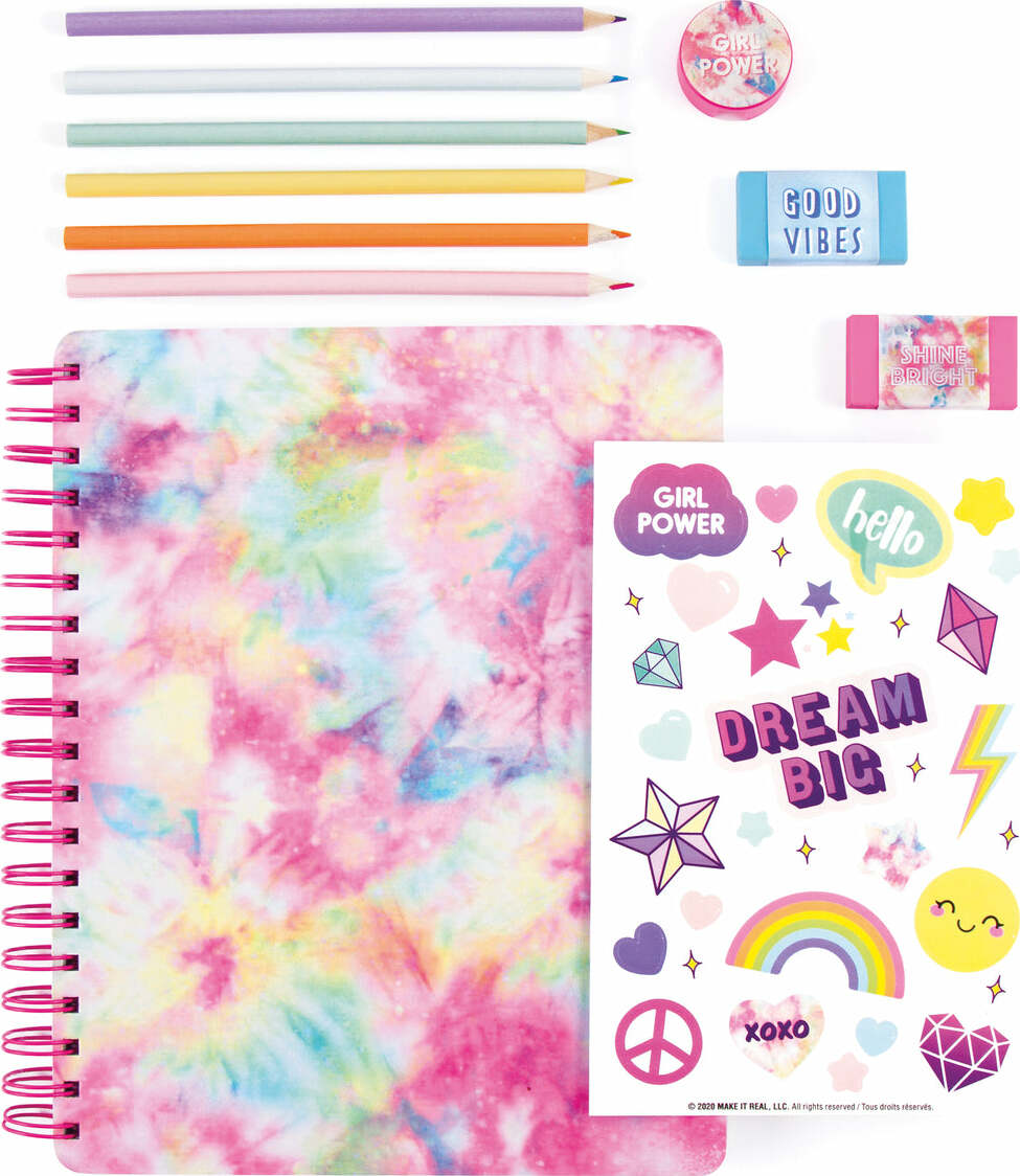 All in One Sketching Set- Pastel Tie Dye