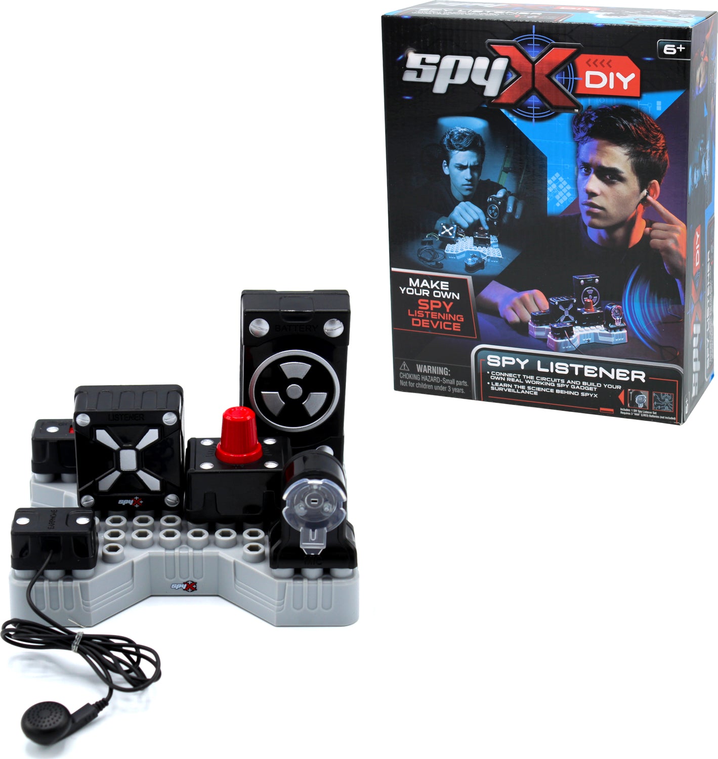 ☆機動捜査隊☆サイレンアンプ◉ドライバーユニット◉マイク（ハンガー付）一式セット Spyx Diy Listener – Awesome Toys & Gifts