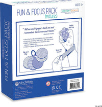 Sensory Genius Fun and Focus Pack: Textures Fidget Toy Set