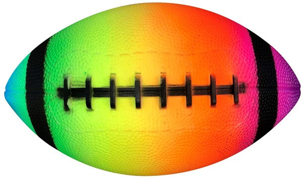 9 Inch Neon Stripe Football