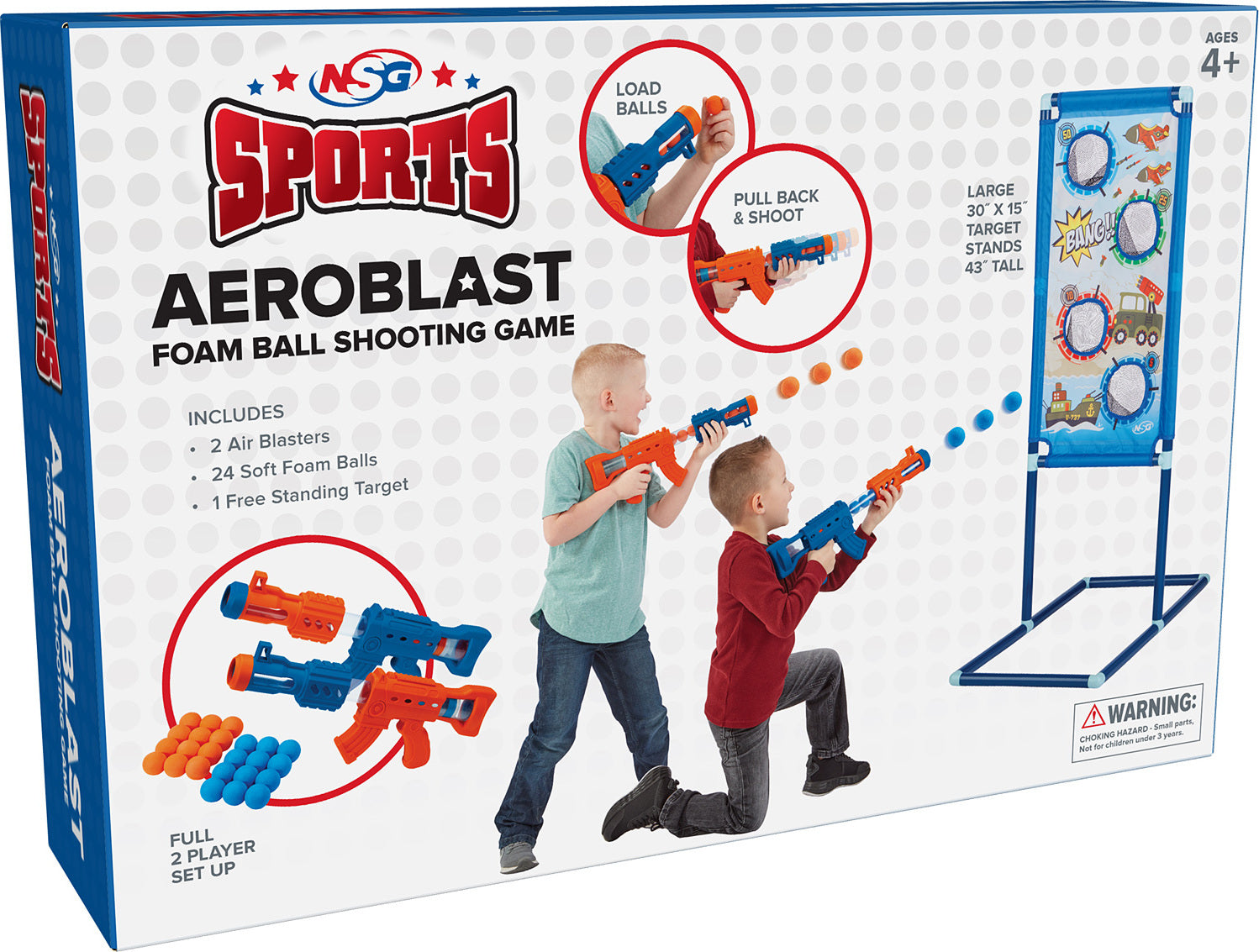 Aeroblast Foam ball shooting