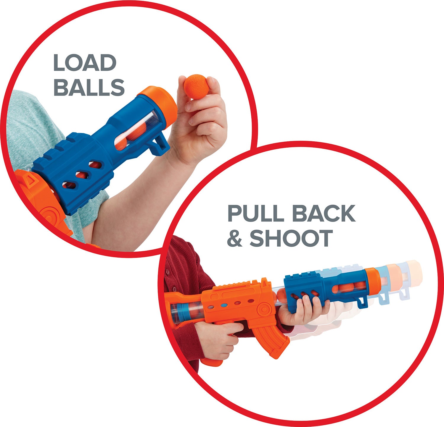 Aeroblast Foam ball shooting