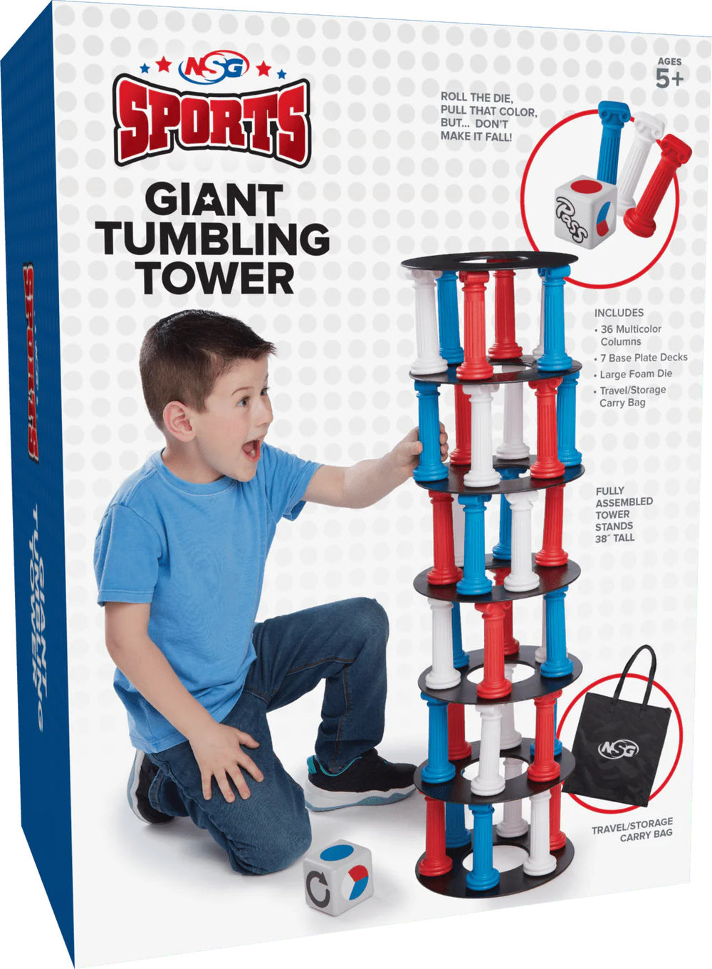 NSG Giant Tumbling Tower Game