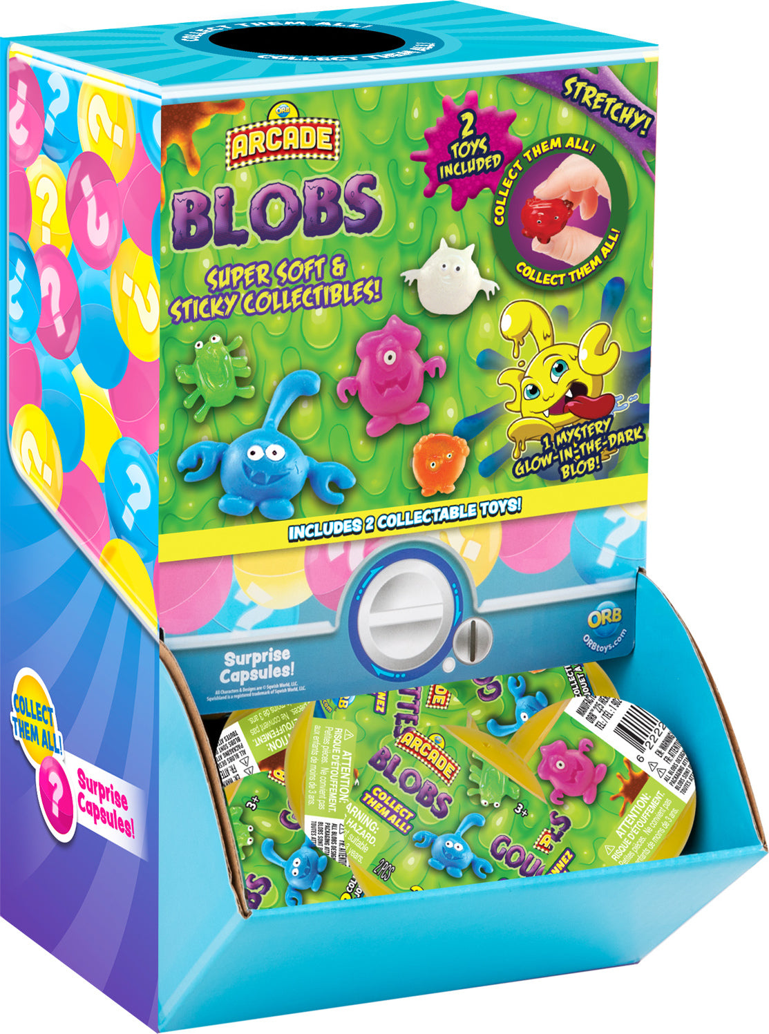 ORB Arcade Capsules Blobs – Awesome Toys & Gifts