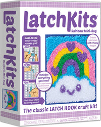 LatchKits® Smiling Rainbow Latch Hook Kit