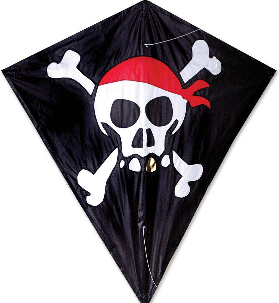 30 in. Diamond Kite - Skull & Crossbones