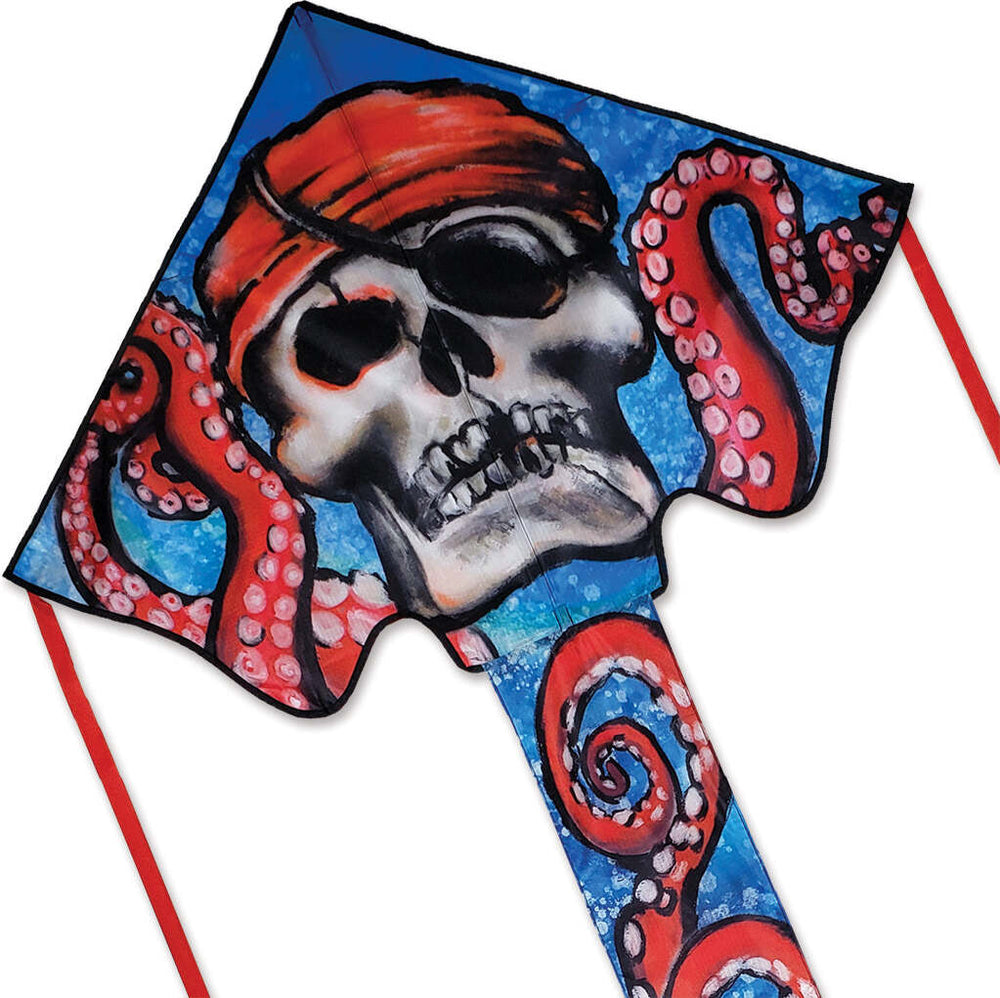 Large Easy Flyer Kite - Pirate Octopus