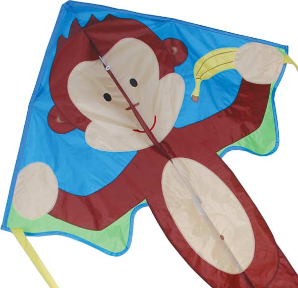 Large Easy Flyer Kite - Mikey Monkey