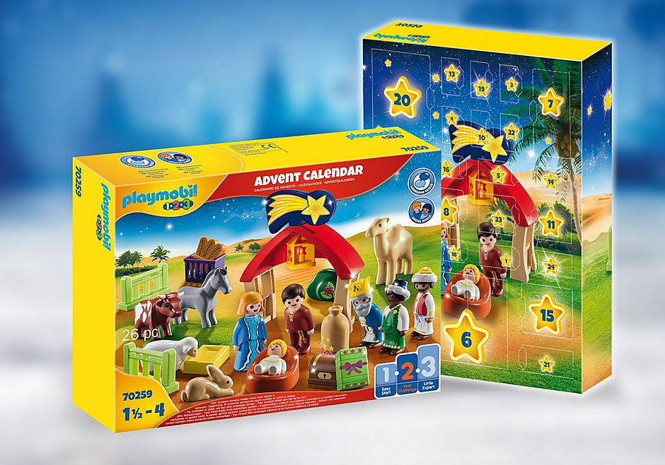 1.2.3 Advent Calendar - Christmas Manger