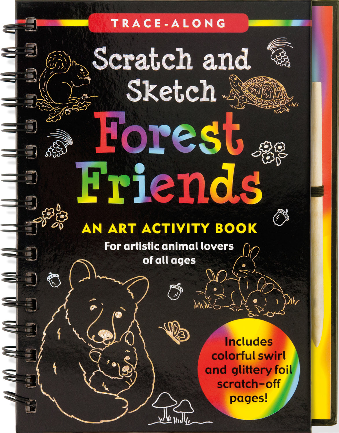 Scratch & Sketch Forest Friends (Trace-Along): An Art Activity Book