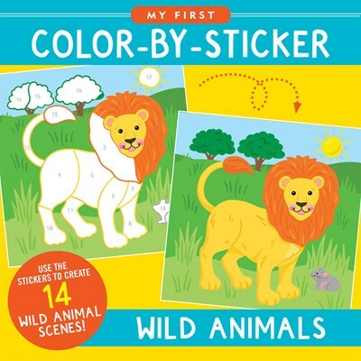 Wild Animals First Color by Sticker Book