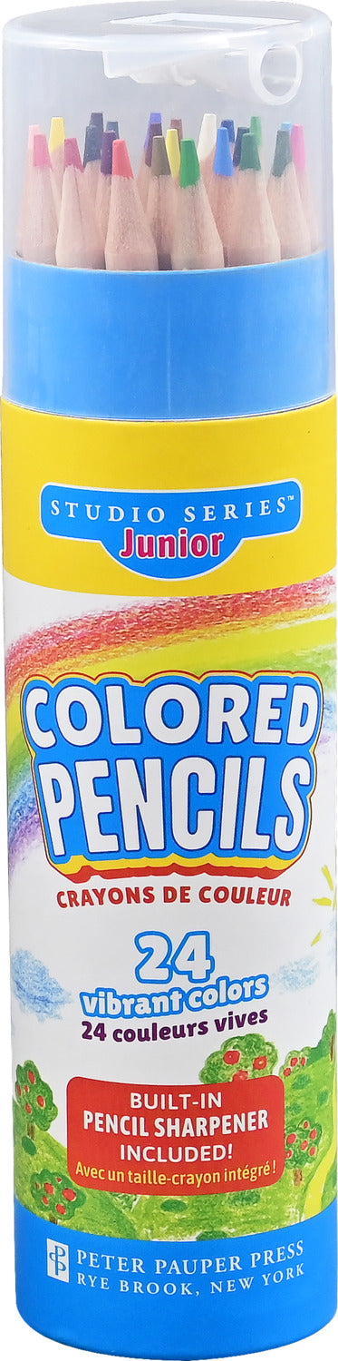 Studio Series Junior Colored Pencil Tube Set (24-colors)
